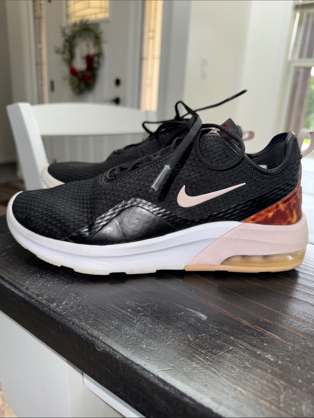 Nike Air Women’s Black and Pink Sneakers
